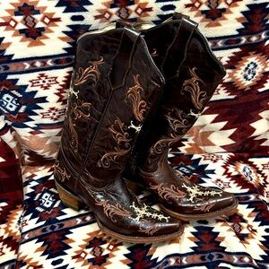 Corral Brown leather boots